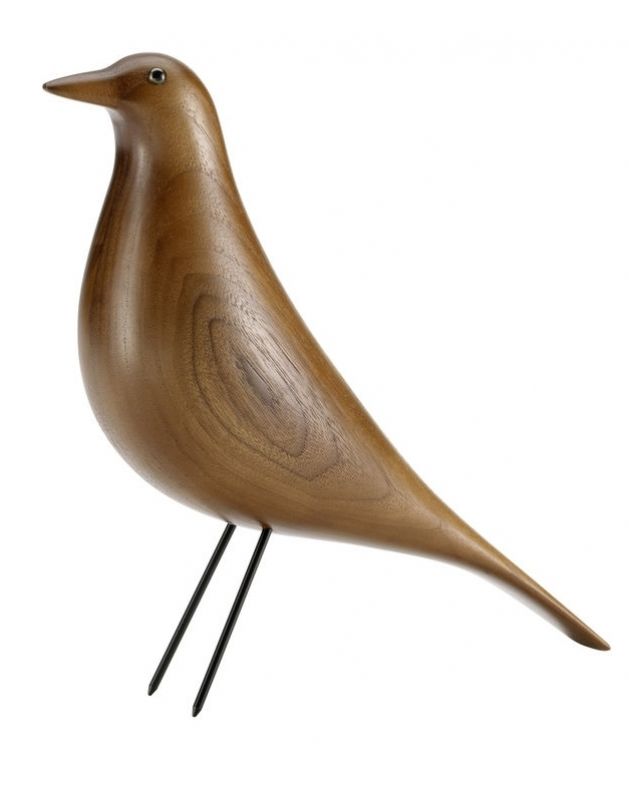 Eames House Bird Skulptur Nussbaum Vitra